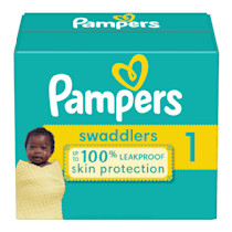 Pampers Baby Diapers - Swaddlers - Size 1, 198 Count, Ultra Absorbent Disposable Infant Diaper