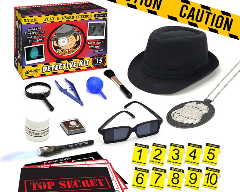 Bloonsy Kids Spy Detective Kit.