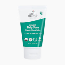 Earth Mama Organic Baby Face Nose & Cheek Balm | Moisturizer with Calendula Oil for Dry Skin Care, Natural Petroleum Jelly Alternative (2-Fluid Ounce)