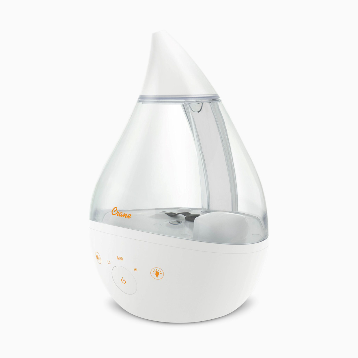 Crane 4-in-1 Cool-Mist Humidifier with Sound Machine - 1 Gallon - Clear/White.