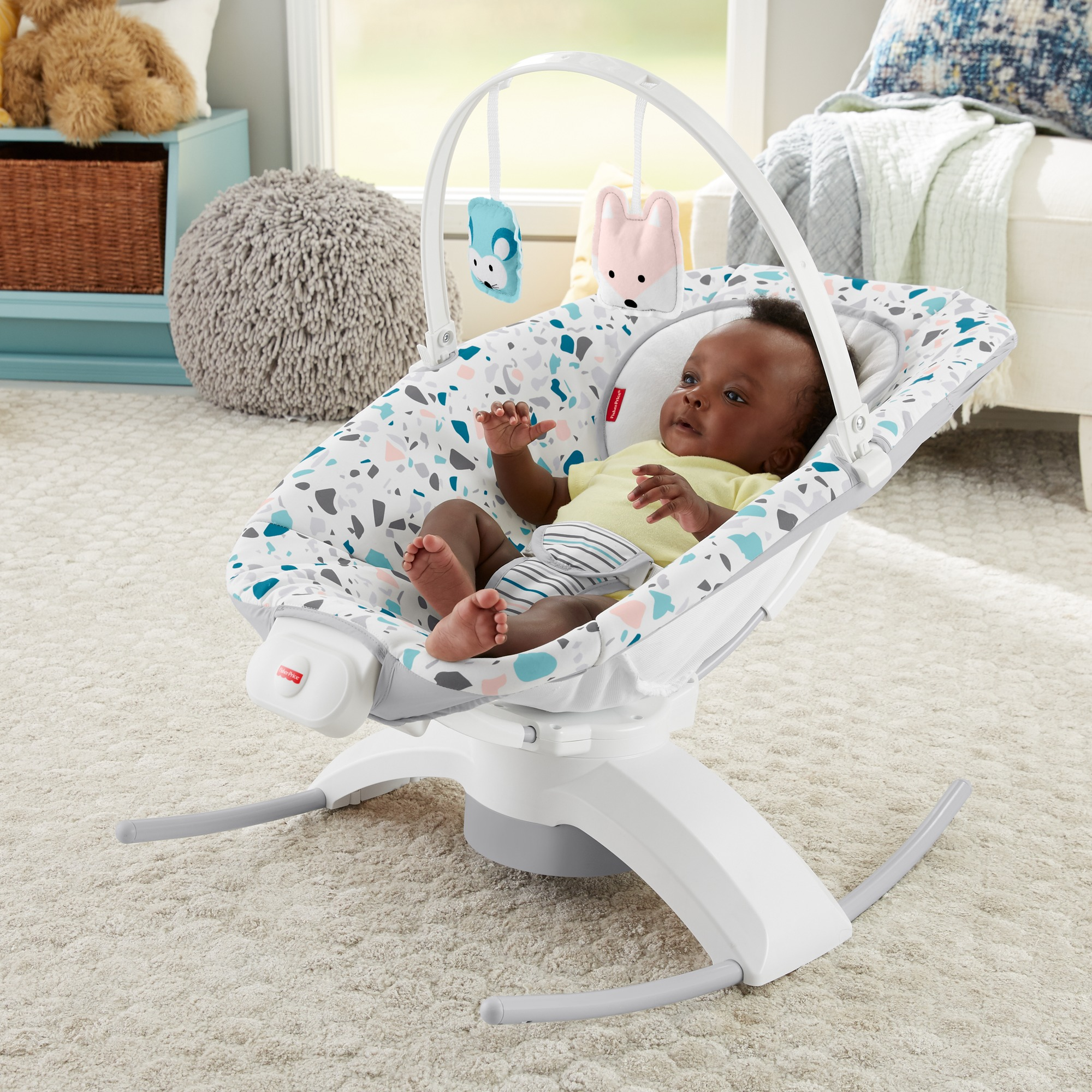 fisher price 2 in 1 soothe and play glider