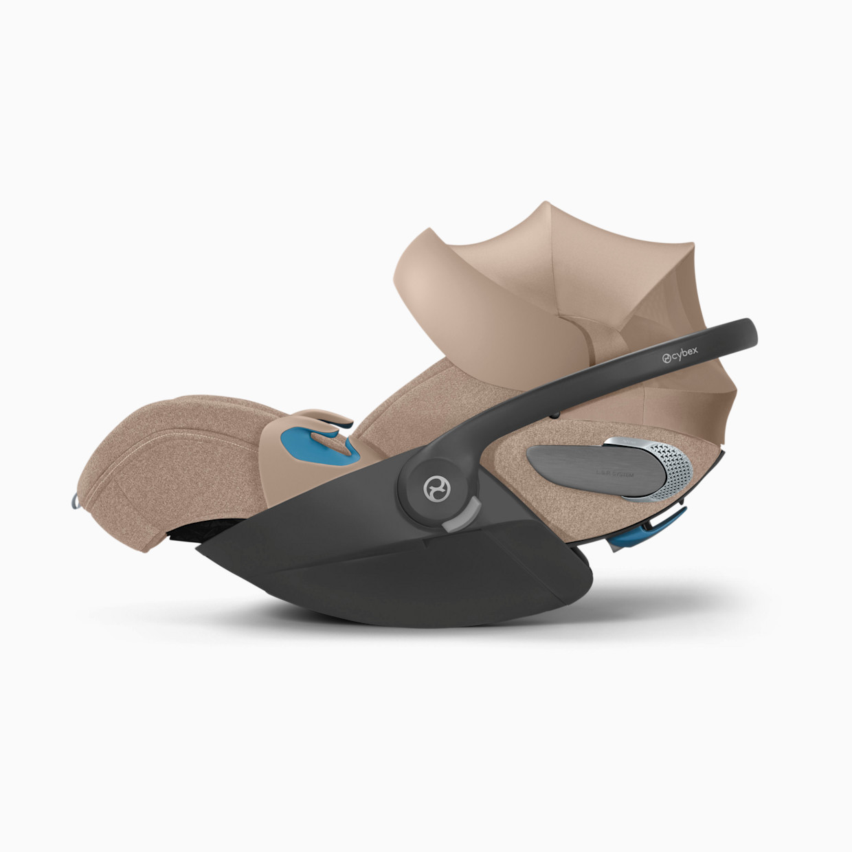 Cybex Cloud T Comfort Extend Infant Car Seat with SensorSafe - Cozy Beige.