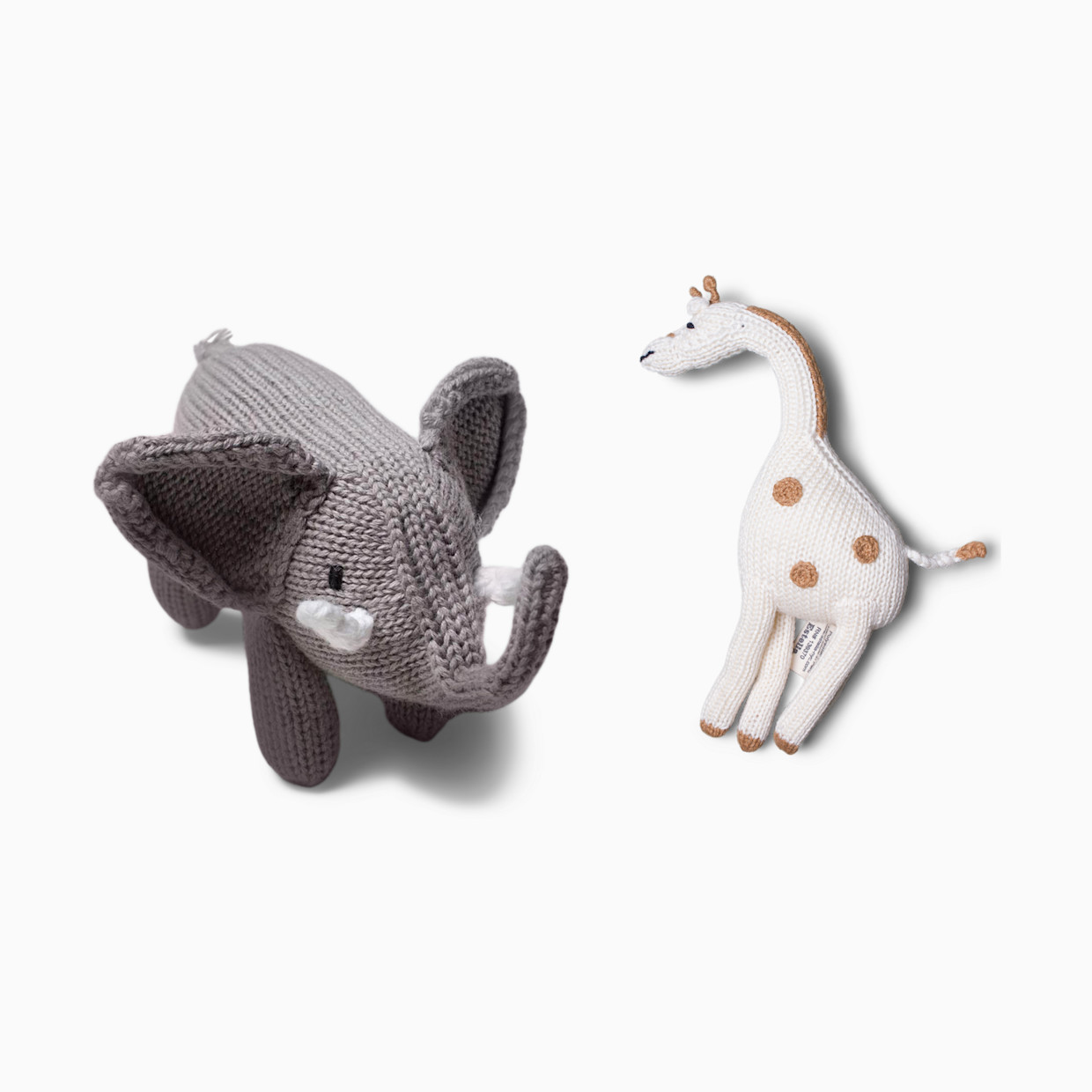 Estella Organic Cotton Handmade Safari Baby Rattle Bundle - Safari Bundle.