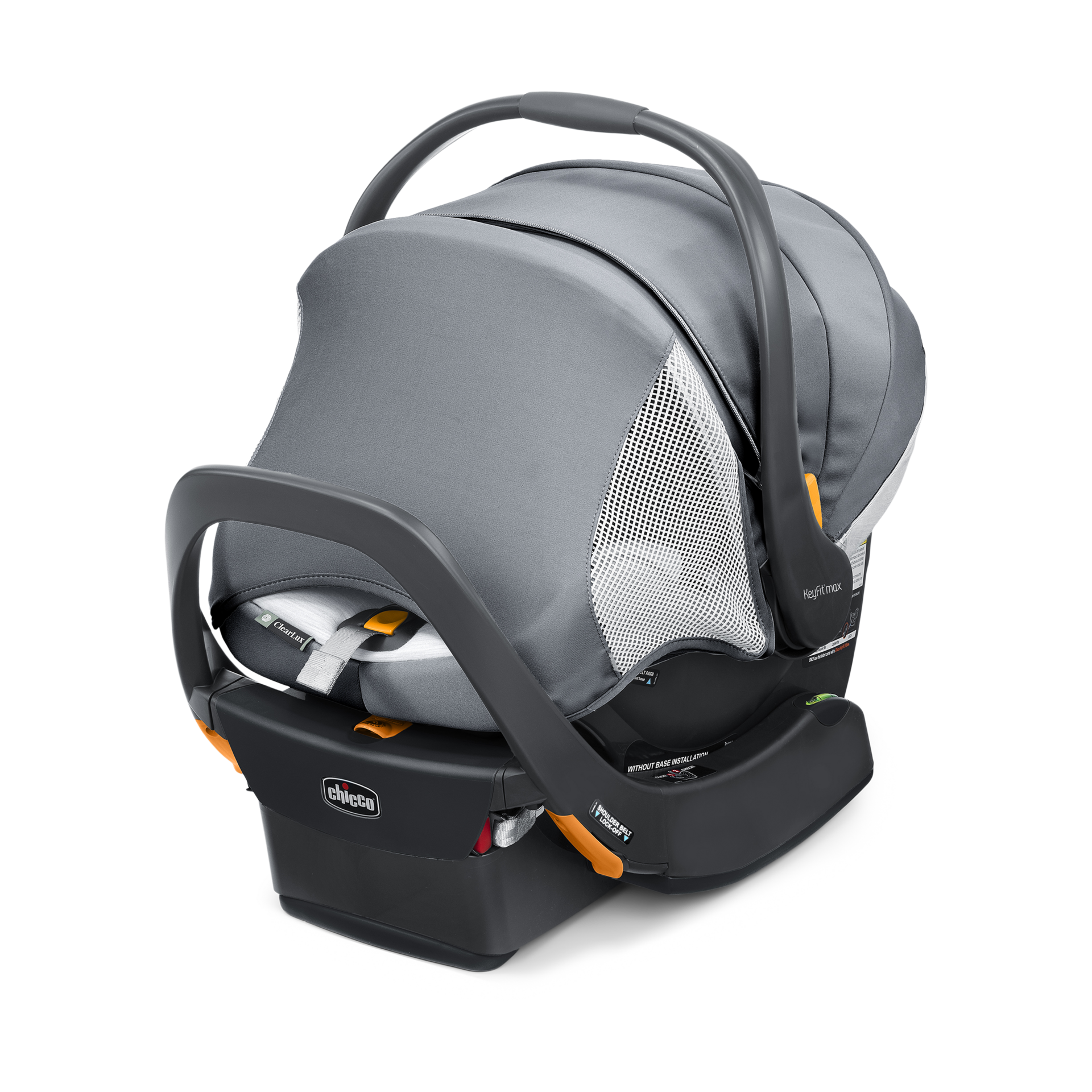 Chicco KeyFit Max Zip ClearLux Infant Car Seat.