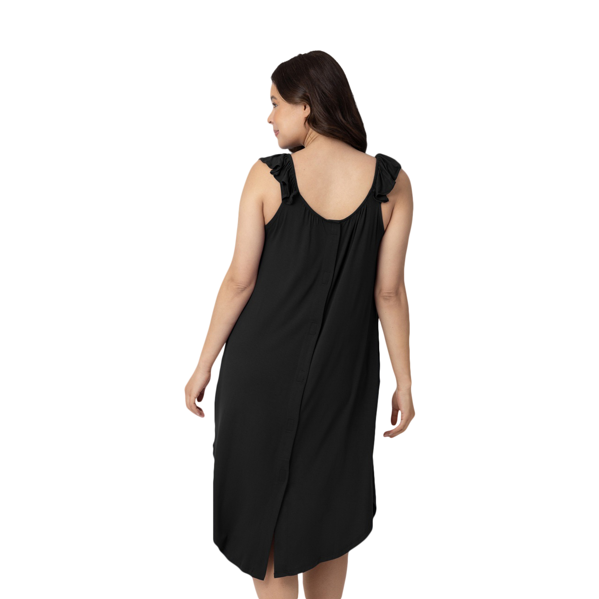 Kindred Bravely Ruffle Strap Labor & Delivery Gown.