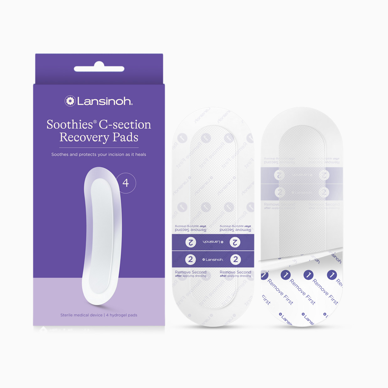 Lansinoh Soothies C-section Recovery Pads.