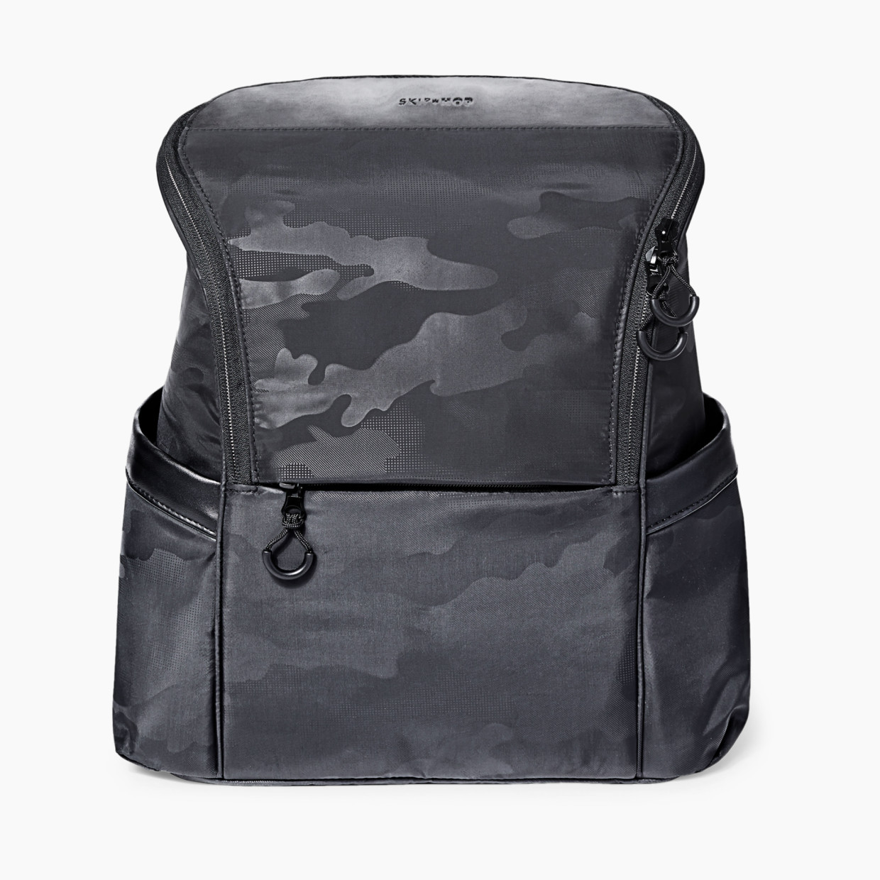 Skip Hop Paxwell Diaper Backpack - Black/Camo.