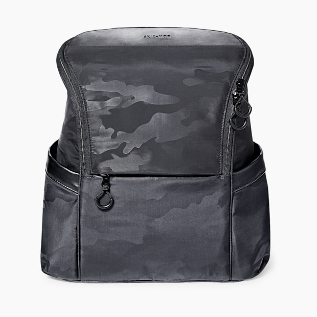 Skip Hop Paxwell Diaper Backpack - Black/Camo.