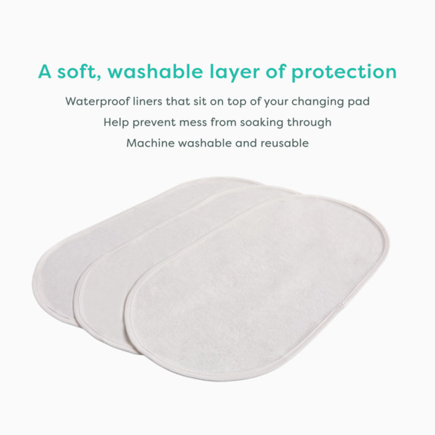 Sprucely Waterproof Changing Pad Liner (3-Pack).