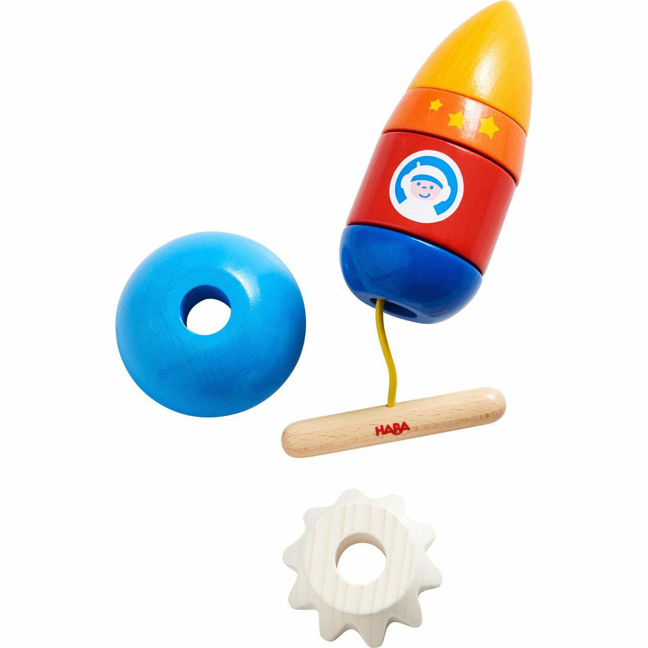 Haba Threading Rocket Game.