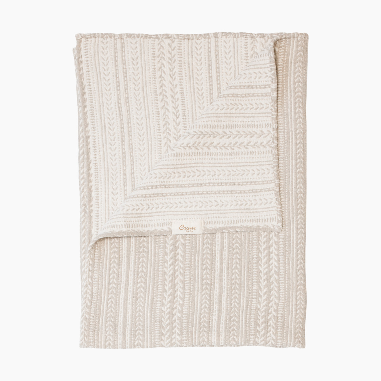 Crane Baby Willow Jacquard Blanket - Grey | Babylist Shop