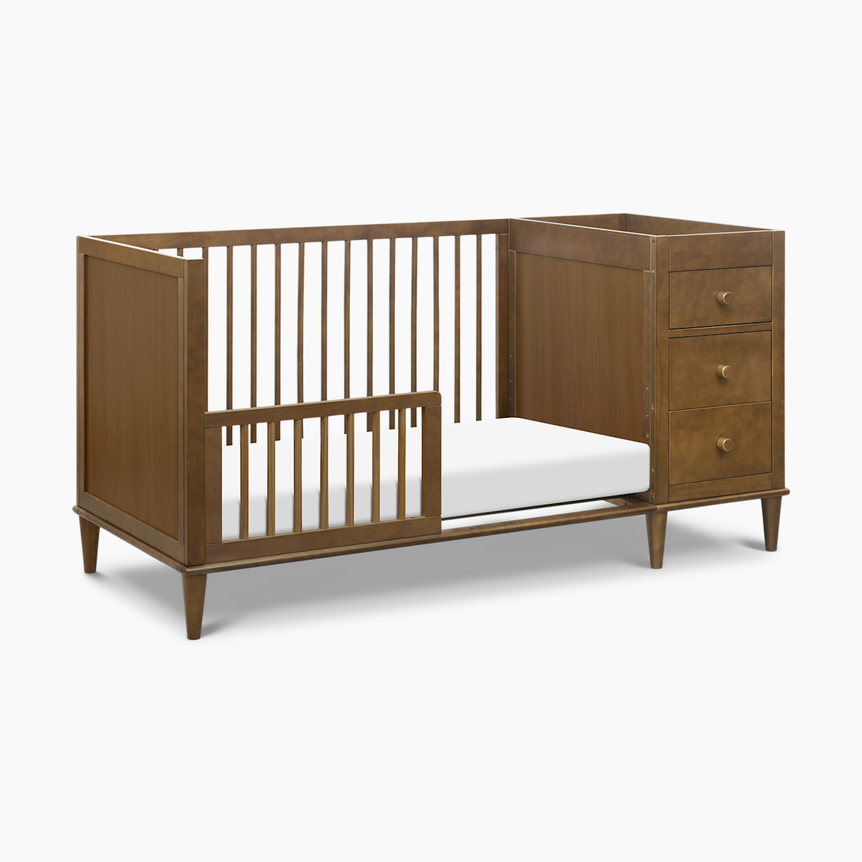 daVinci Marley 3-in-1 Crib and Changer Combo - Walnut.