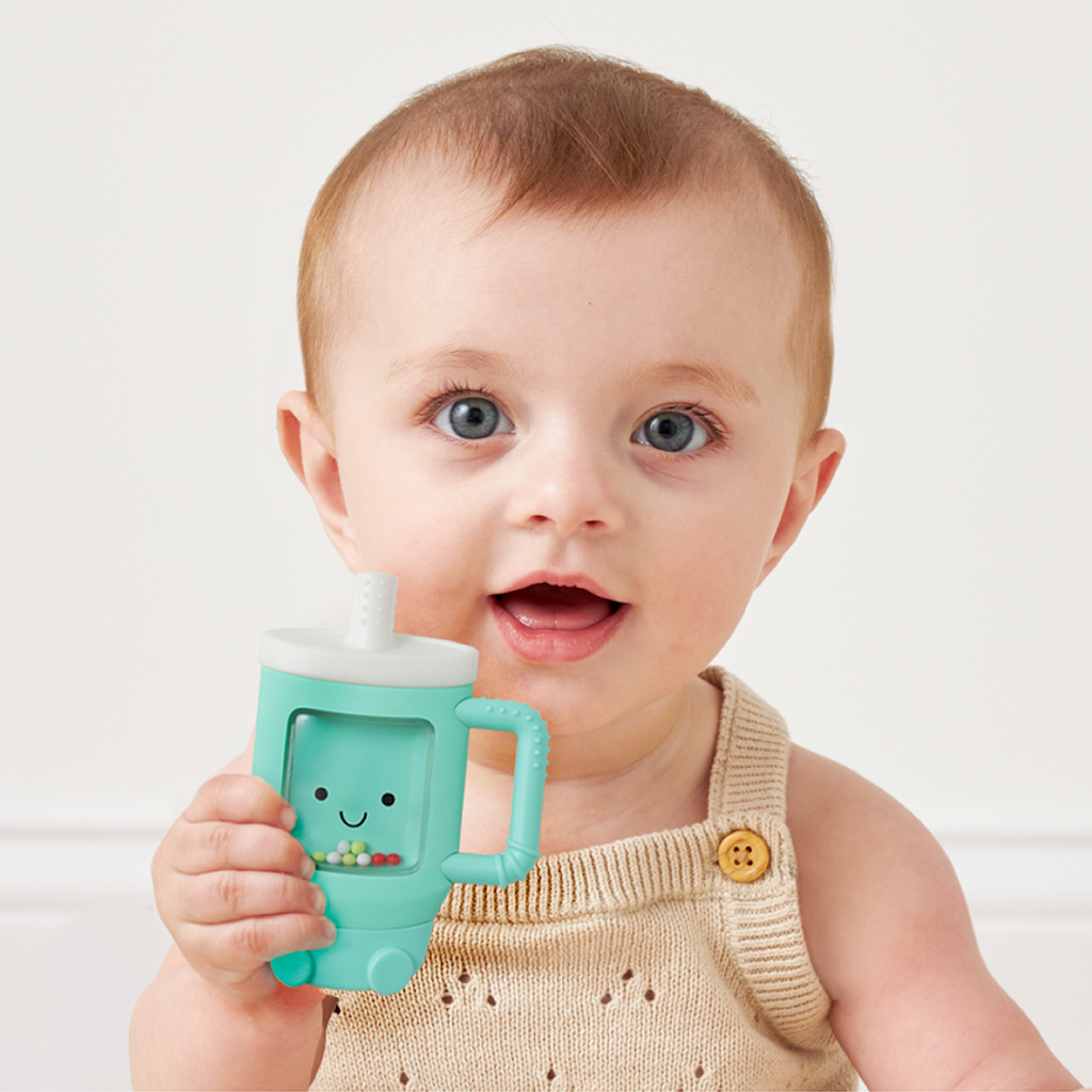 Itzy Ritzy Soothing Silicone Teether - Tumbler.