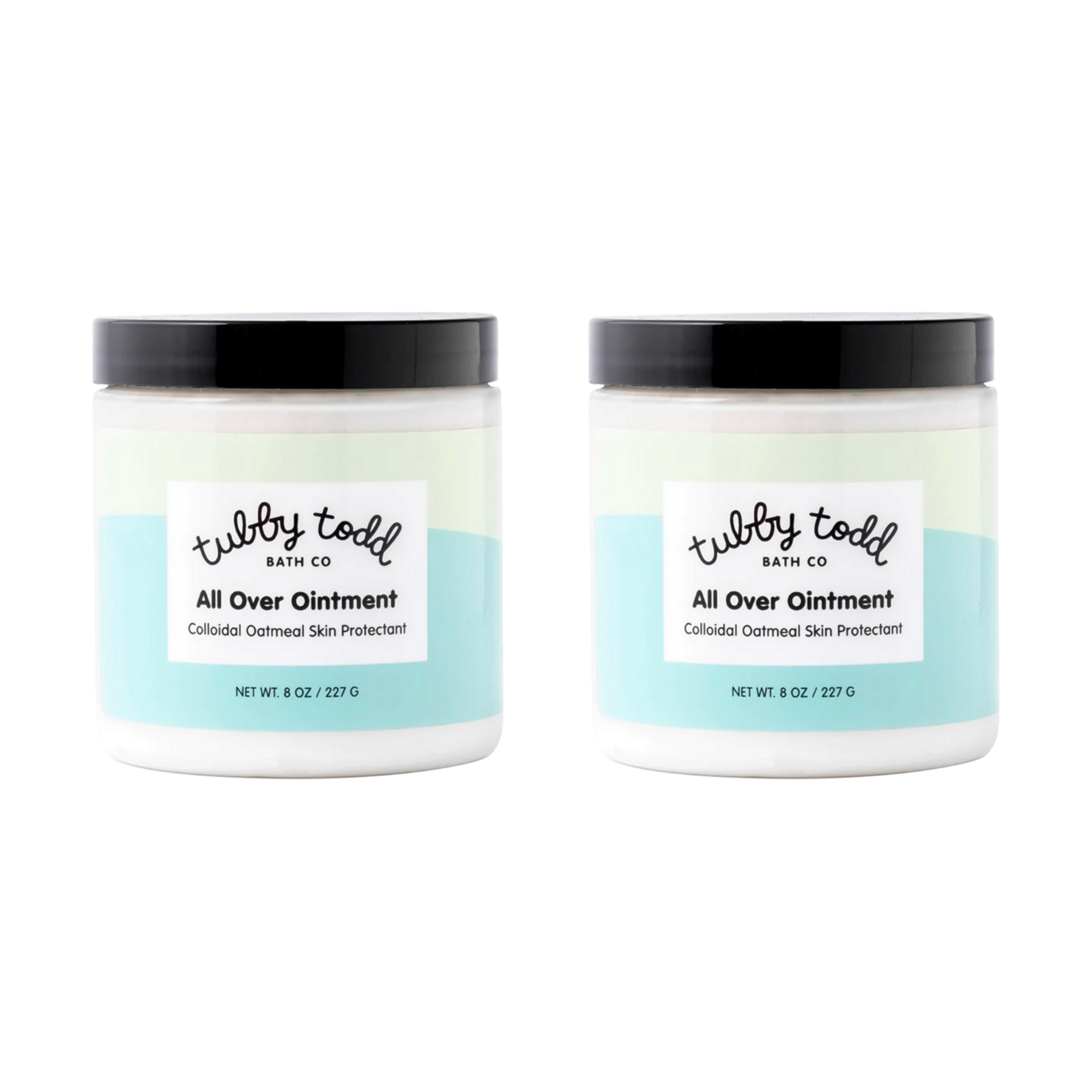 TUBBY TODD All Over Ointment Baby Eczema Cream, Everyday Multi-Purpose Baby Skin Relief Cream, Sensitive and Dry Skin, Rash & Irritation - Steroid & Gluten Free, Fragrance-Free, 8 oz, 2 Pack