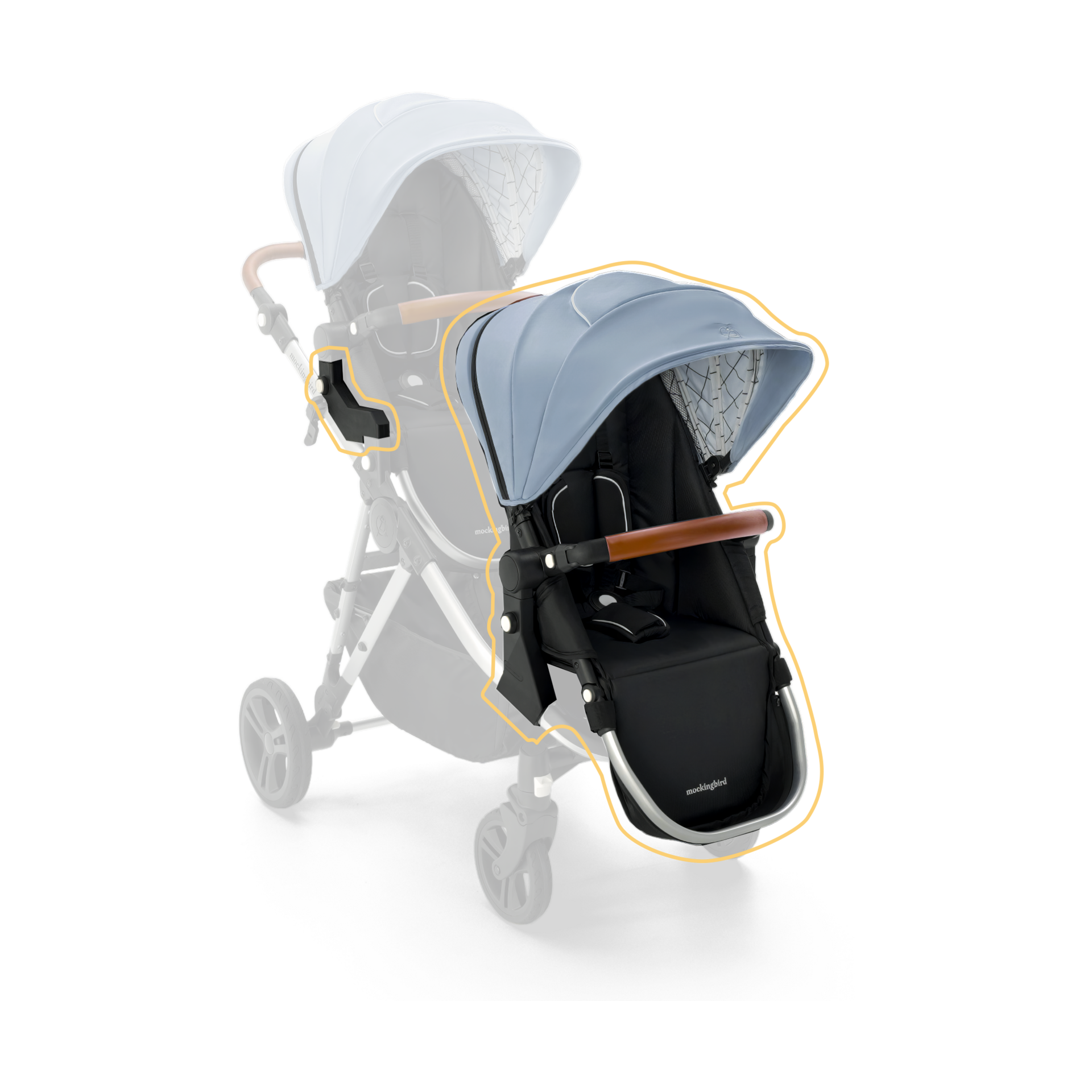 Thumbnail of Sky/Windowpane Canopy With Penny Leather