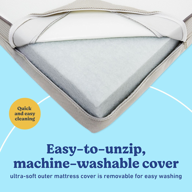 Graco Essentials 6-Inch Mesh Dual-Sided Crib & Toddler Mattress.