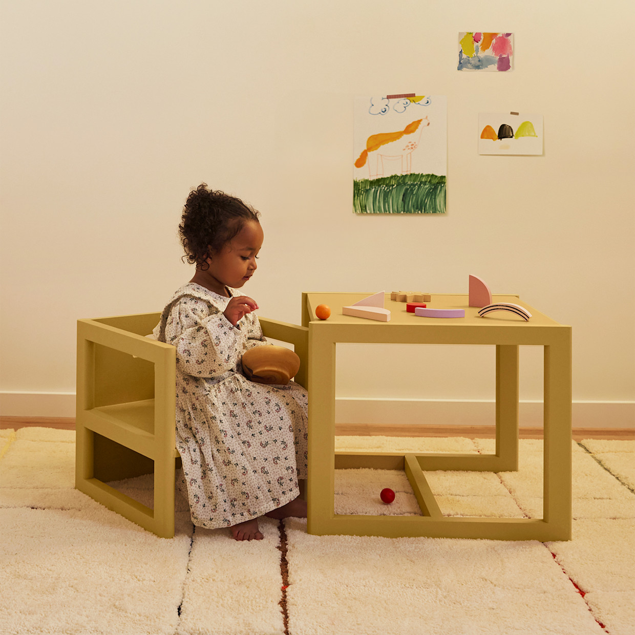 Piccalio Play Table - Yellow.