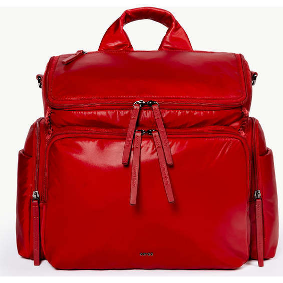 Caraa Baby Bag Large Red Dahlia.