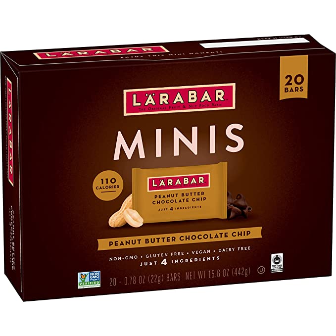 Larabar Peanut Butter Chocolate Chip Mini Bars - $10.49.