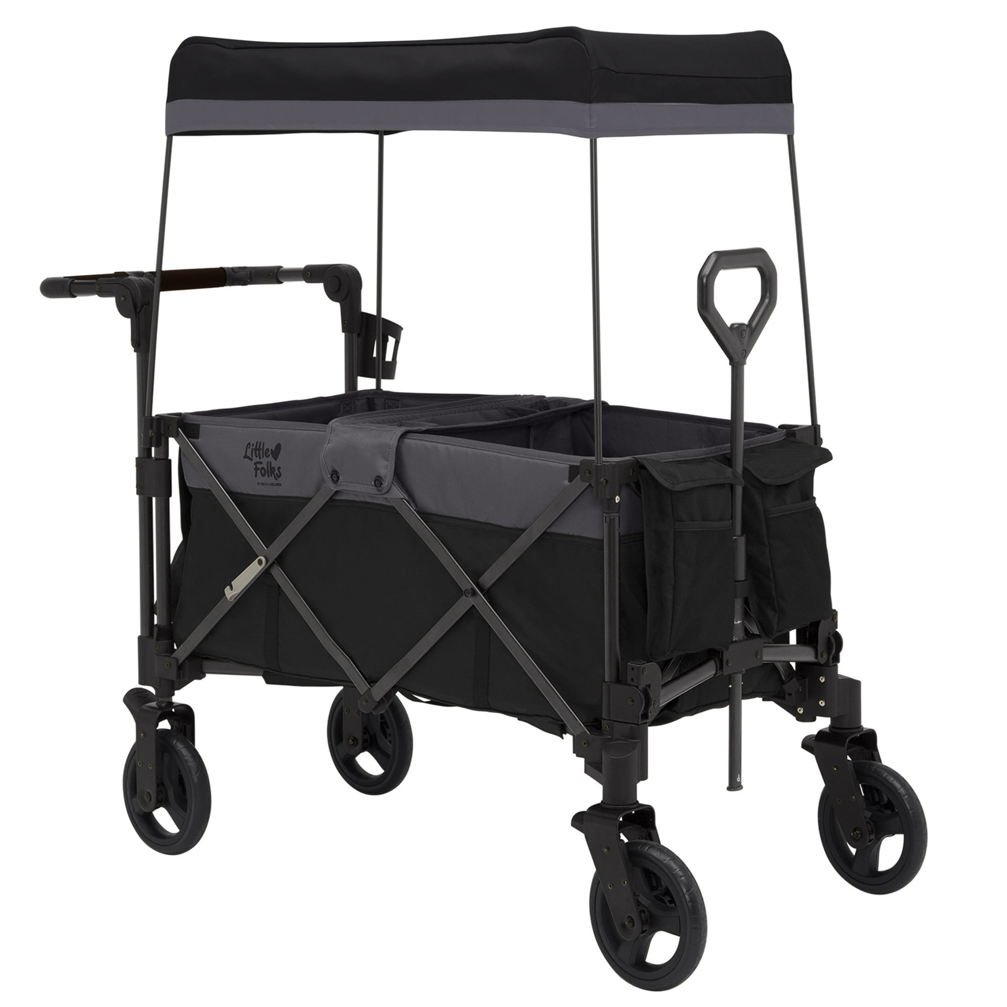 Little Folks by Delta Children City Wagon Cruiser Stroller, Black - $144.00.