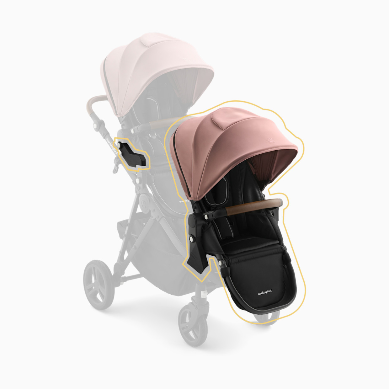 Mockingbird 2nd Seat Kit 3.0 - Rose.