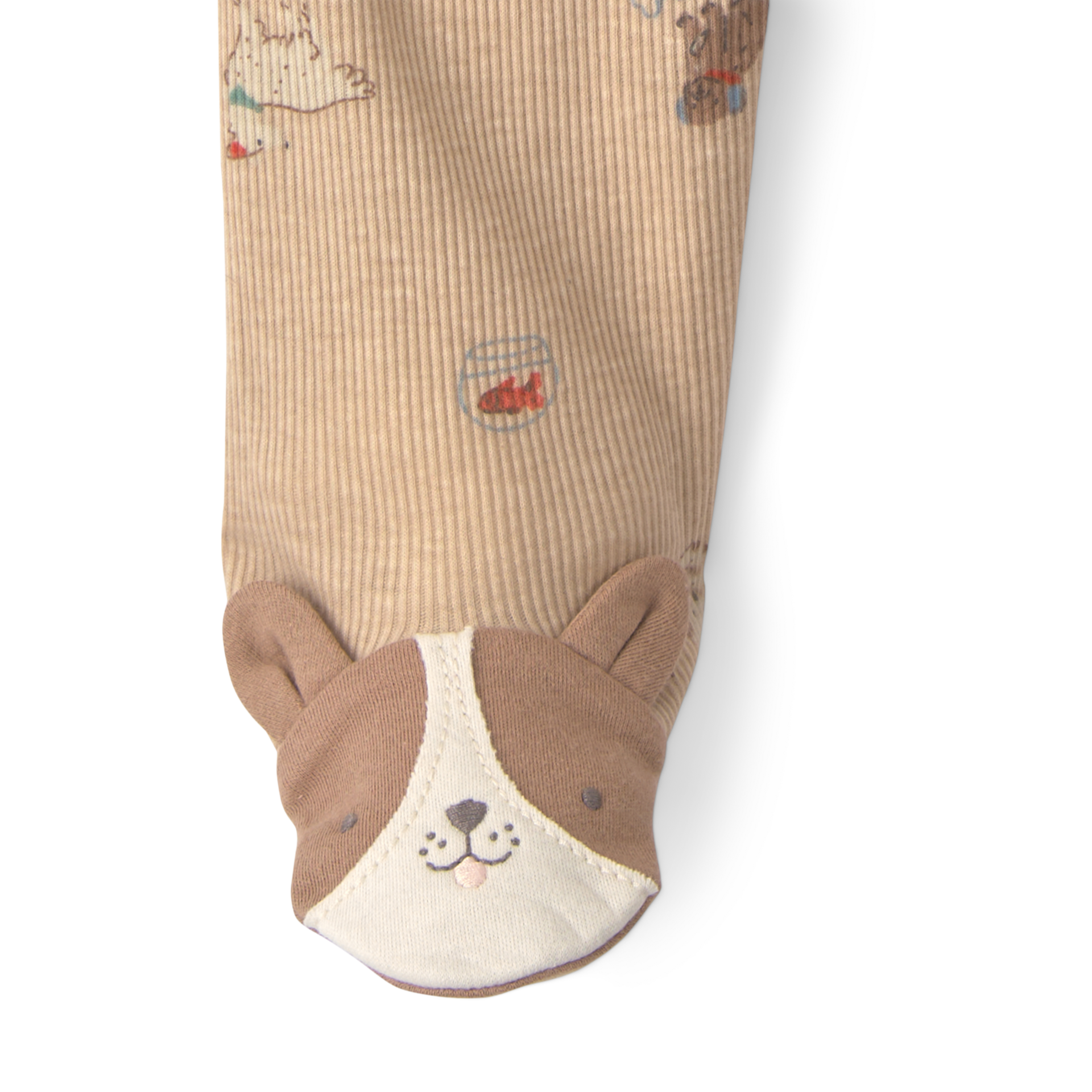 Carter's Snug Fit Sleep & Play Pajamas - Brown Dog, 3M.