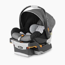 Chicco KeyFit 30 Infant Car Seat and Base, Rear-Facing Seat for Infants 4-30 lbs., Infant Head and Body Support, Compatible with Chicco Strollers, Baby Travel Gear | Orion/Grey