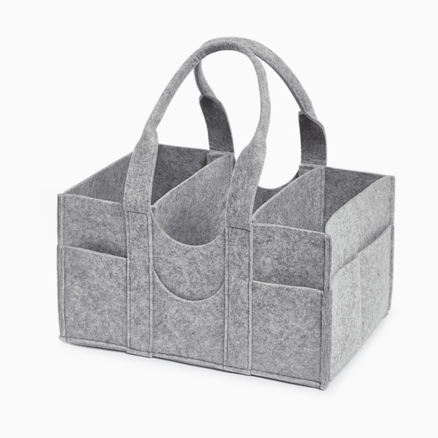 Sprucely Felt Diaper Caddy - Heather Grey, Medium.