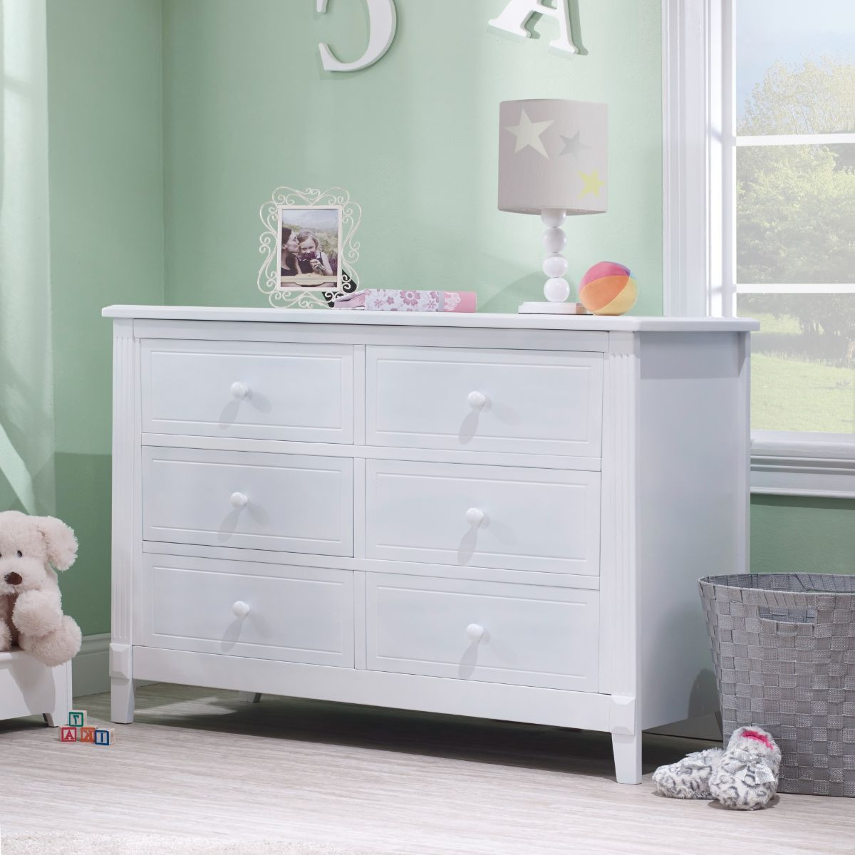 Sorelle Berkley Double Dresser - White.