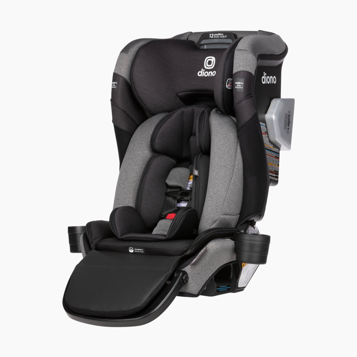 Diono Radian 3QXT+ FirstClass SafePlus All-in-One Convertible Car Seat - Black Jet.