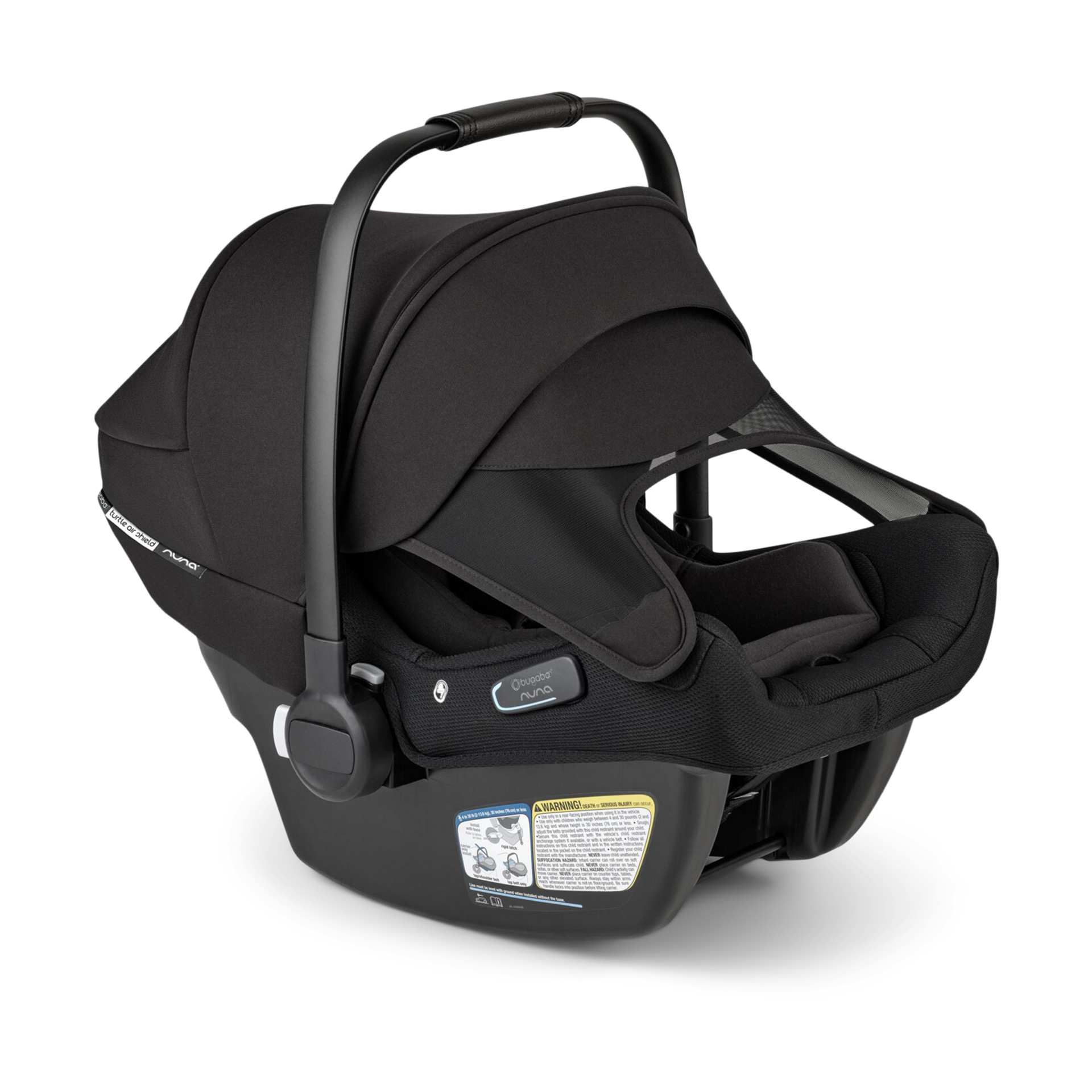 Bugaboo Turtle Air Shield by Nuna Car Seat + Recline Base.
