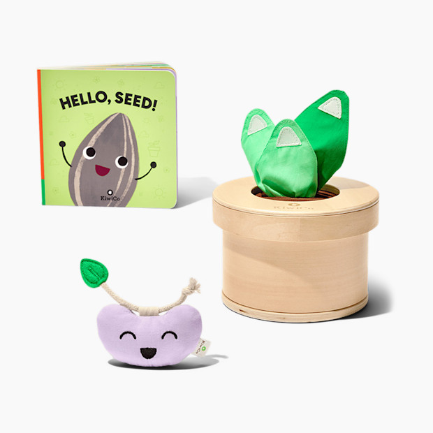 KiwiCo Growing Seeds Tissue Box Toy.