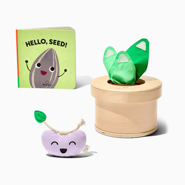 KiwiCo Growing Seeds Tissue Box Toy.