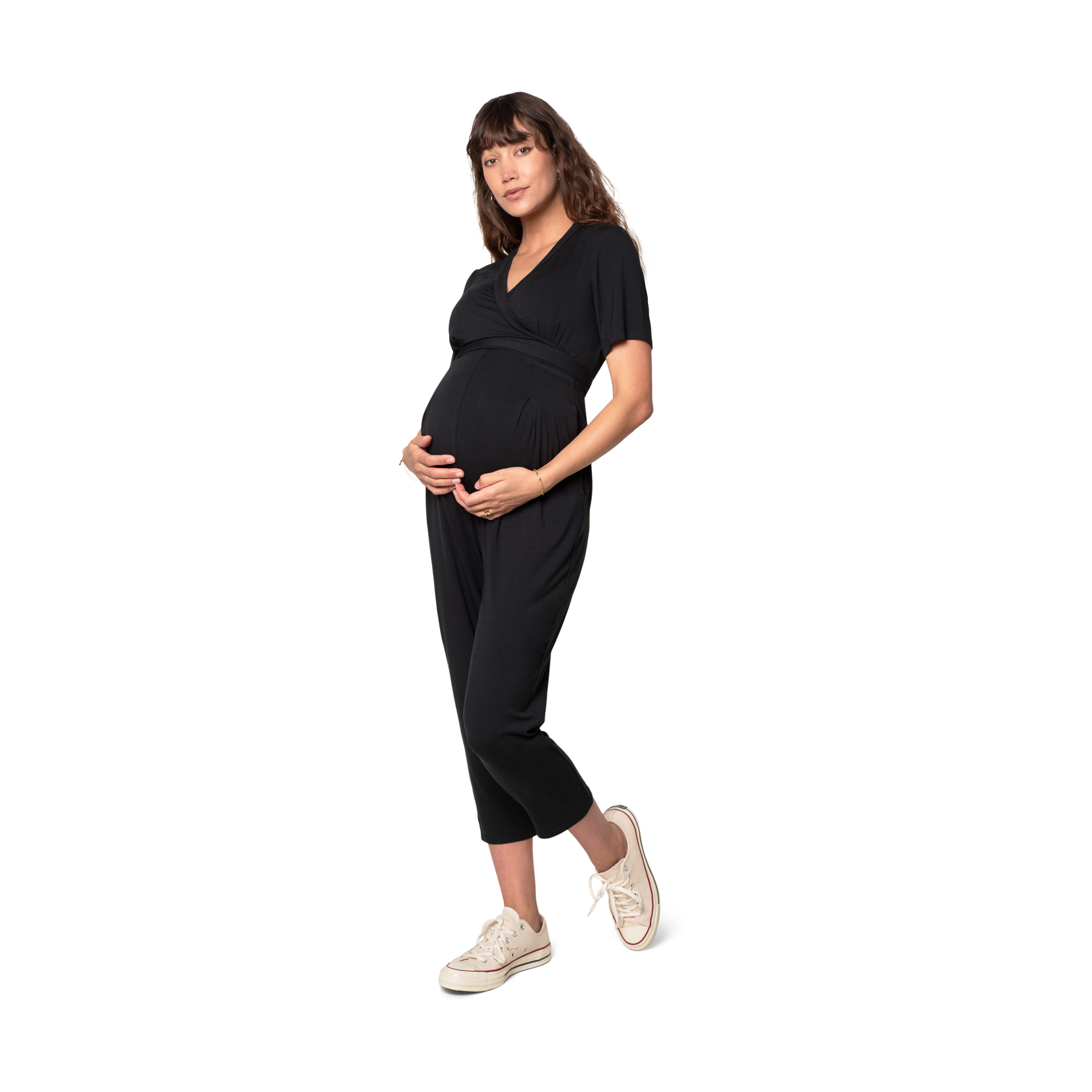 Ingrid and Isabel Everywhere Short Sleeve Jumpsuit.