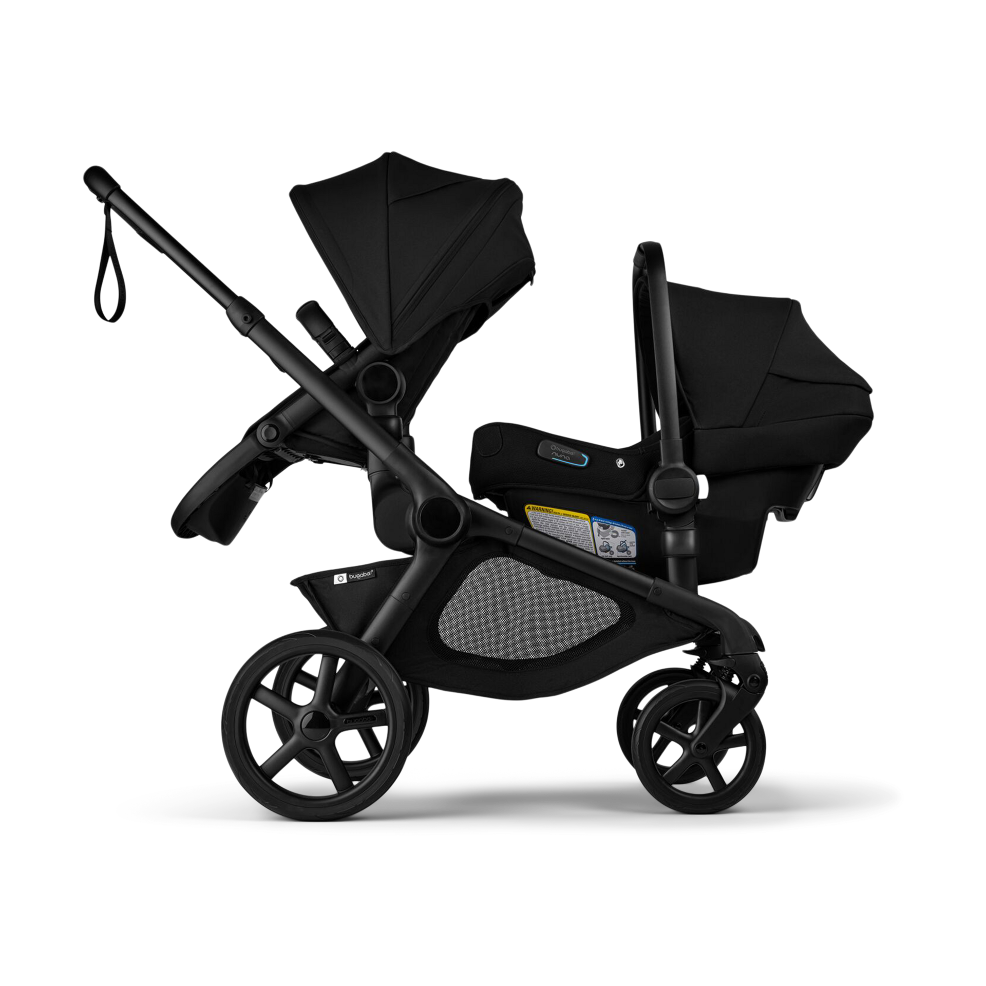 Bugaboo Kangaroo Sibling Seat - Midnight Black.