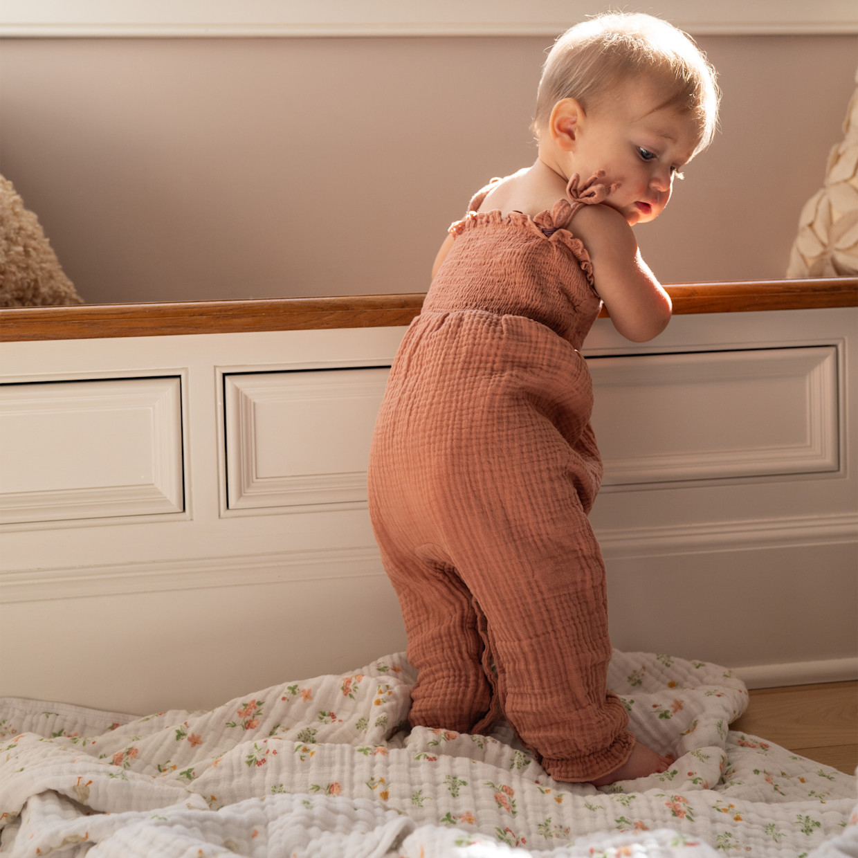 Aden + Anais Essentials Cotton Muslin Dream Blanket - Country Floral.