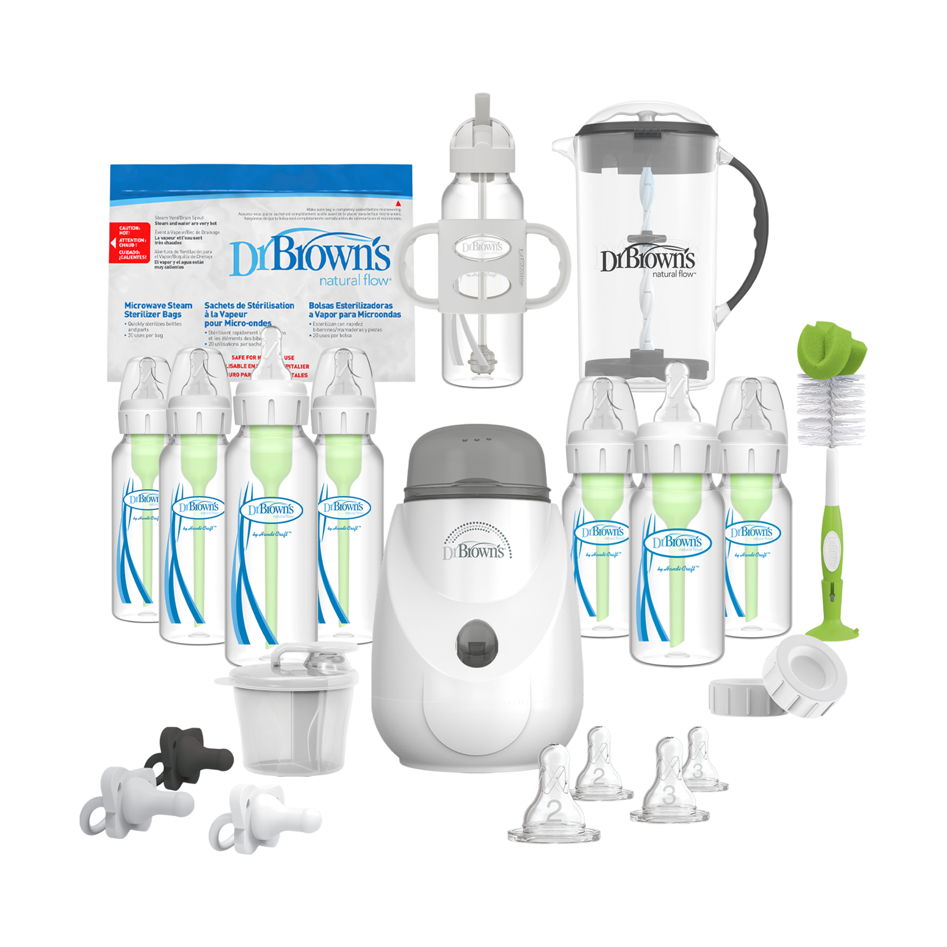Dr. Brown's Anti-colic Options+ Narrow Baby Bottle All-In-One Gift Set.