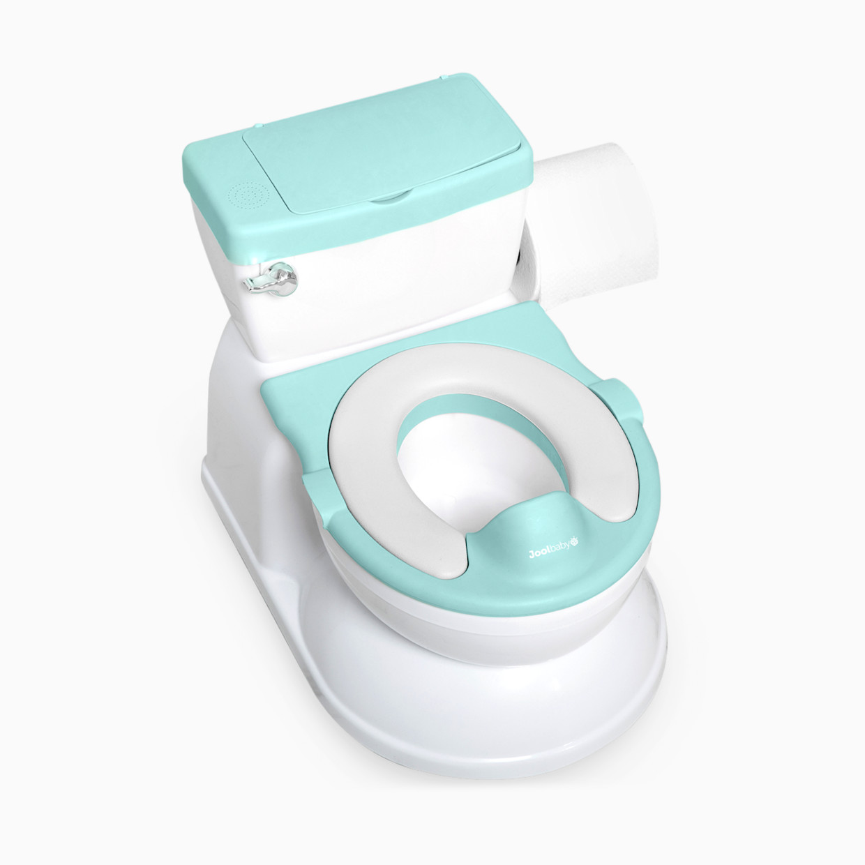 Jool Baby Real Feel Potty Chair - Aqua/White.