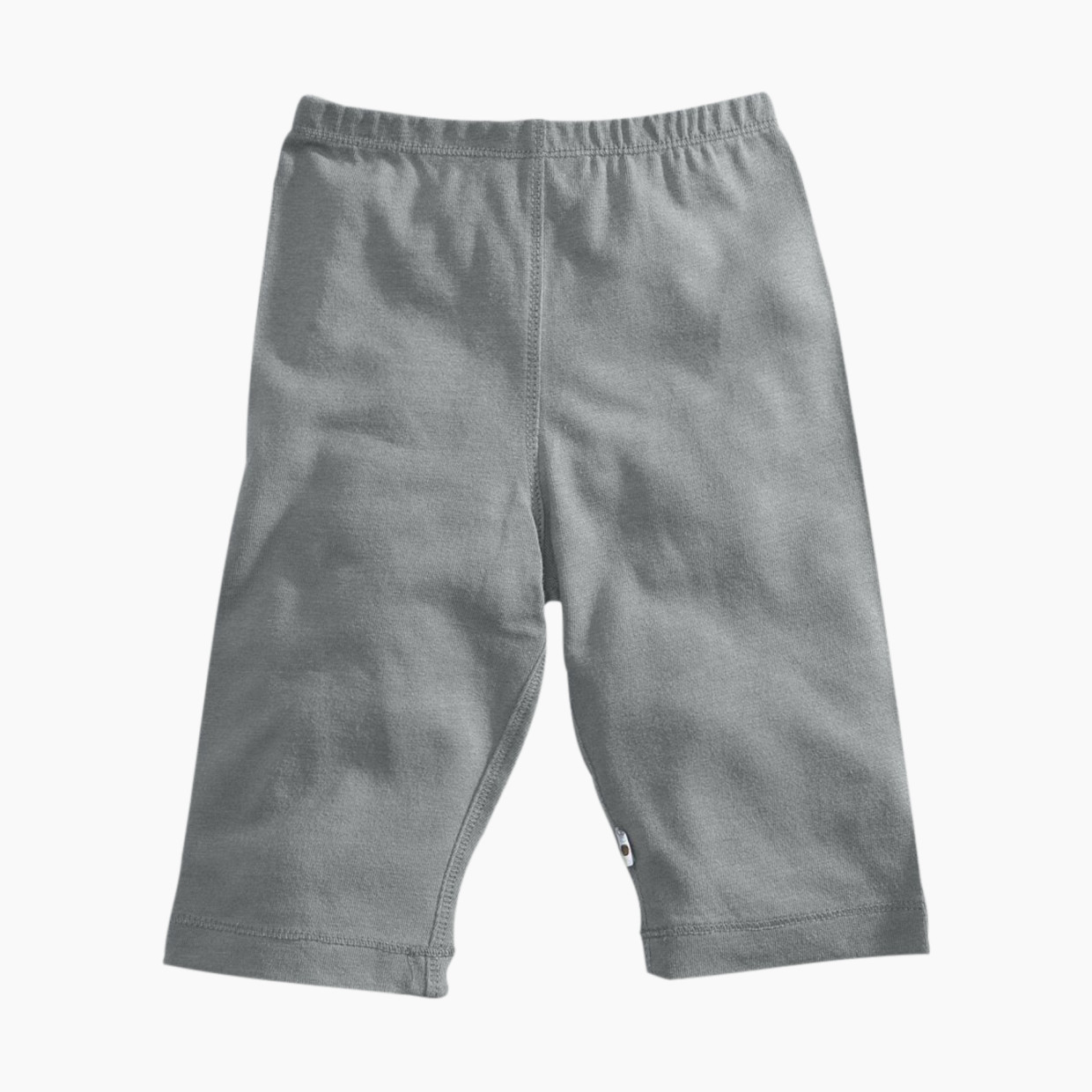 Babysoy Organic Cotton Solid Pants - Thunder, 6-12 Months.