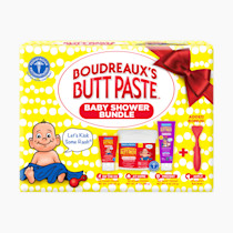 Boudreaux’s Butt Paste, Baby Shower Gift Set, Newborn Essentials Kit with 3 Baby Necessities, Diaper Rash Cream, Diaper Rash Ointment Prevention, and a Diaper Cream Applicator