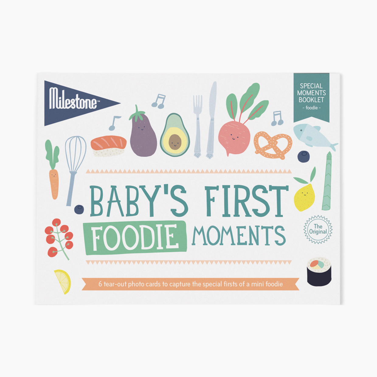 Milestone Baby's First Foodie Photo Card Booklet.