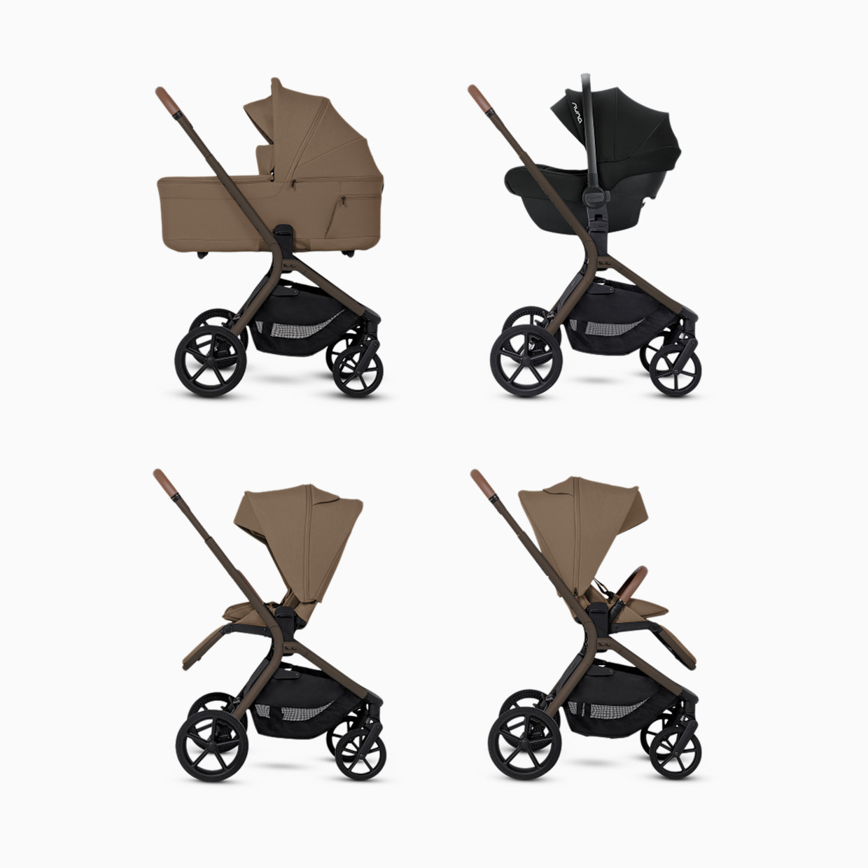 Silver Cross Breez Mid-Size Compact Stroller - Maple.