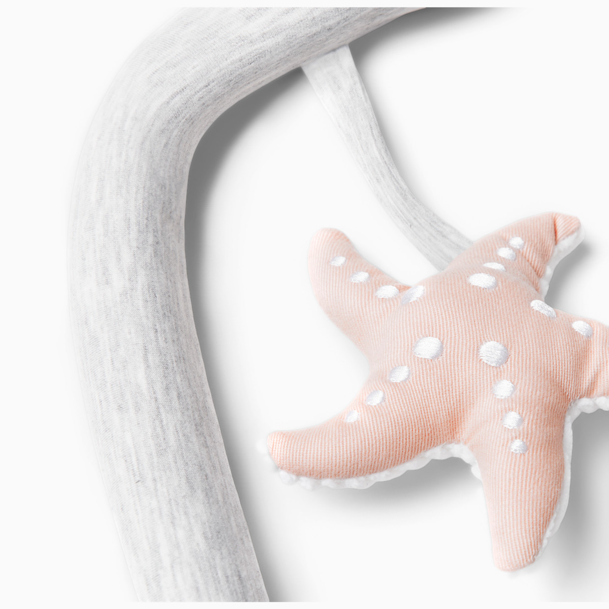 Ergobaby Evolve Bouncer Toy Bar - Light Heather Grey.