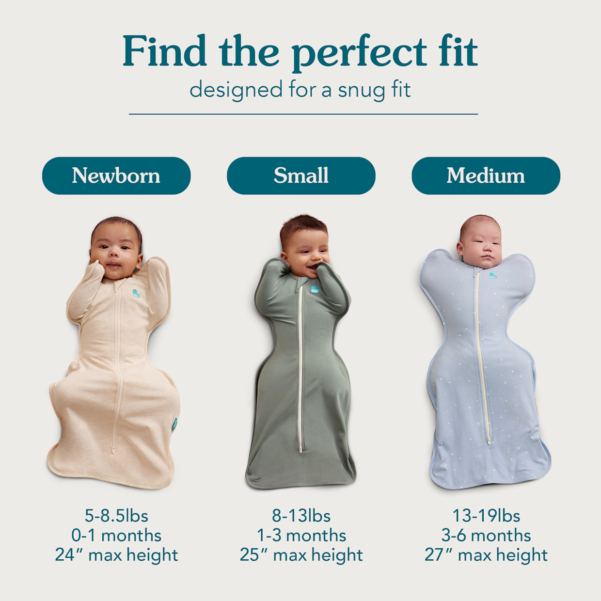 Love to Dream Swaddle UP Lite 0.2 TOG - Olive, Nb.