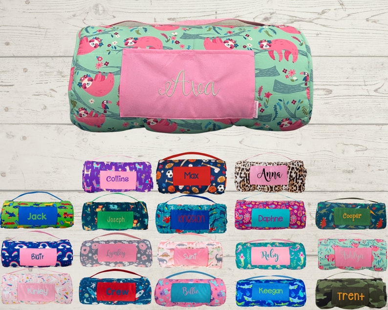 Multiple Monograms Children's Nap Mat - $65.00.