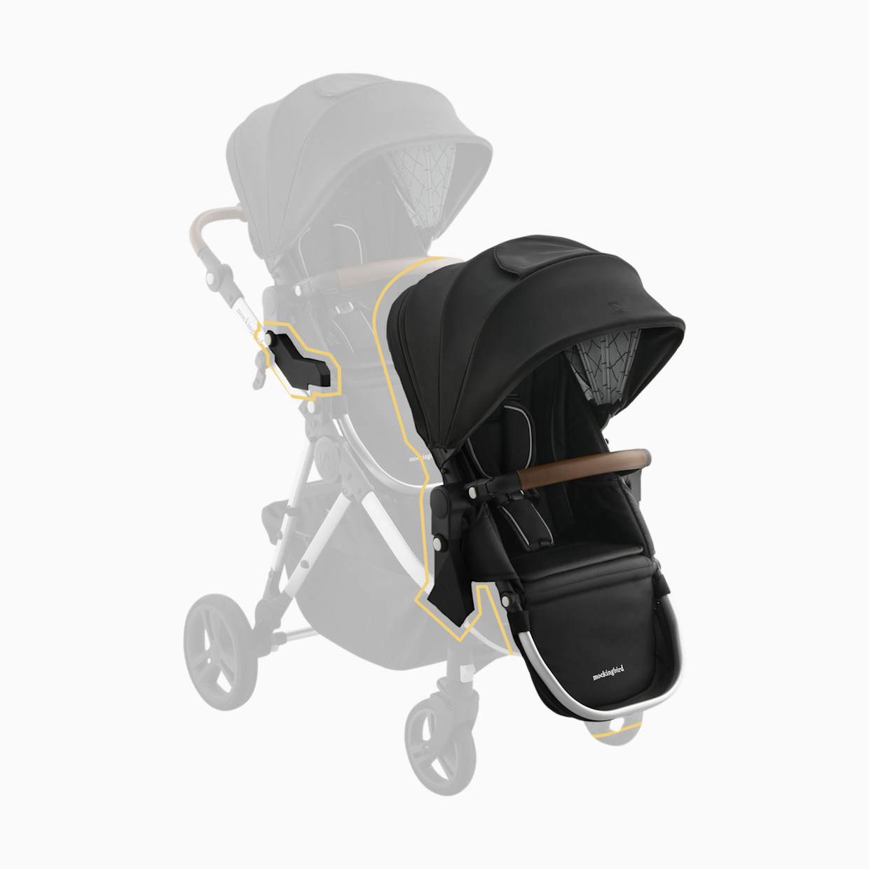 Mockingbird 2nd Seat Kit 3.0 - Black Windowpane.