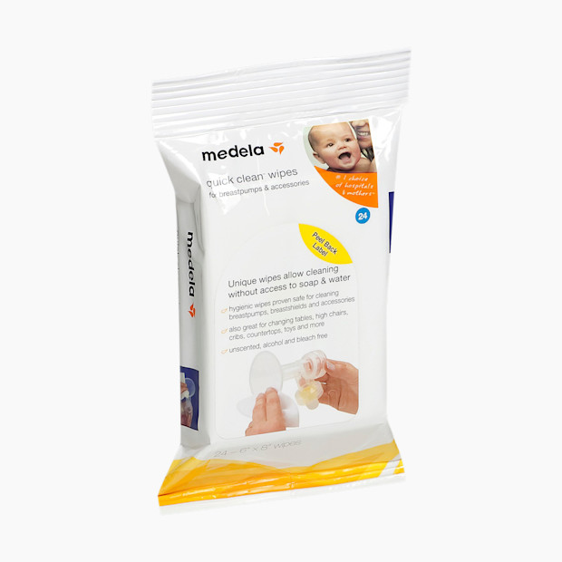 Medela Quick Clean Breastpump & Accessory Wipes.