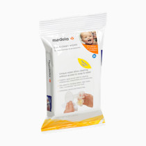 Medela Breast Pump Wipes | Quick Clean Hygienic Accessory Wipes | Resealable Pack | Convenient On The Go Cleaning | Versatile Cleaning