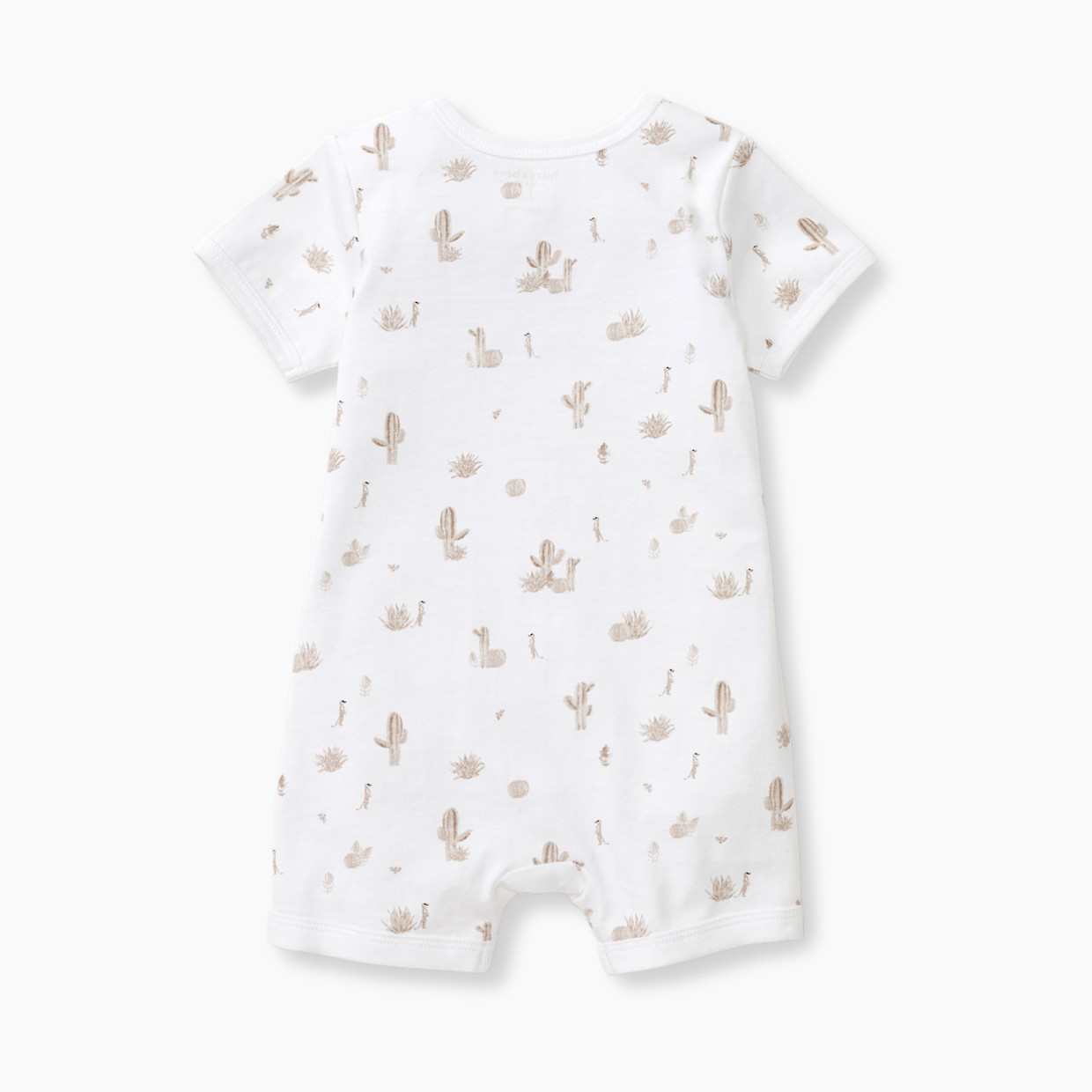 Burt's Bees Baby Organic Cotton Desert Life Romper - Fossil Desert Life, 0-3 M.