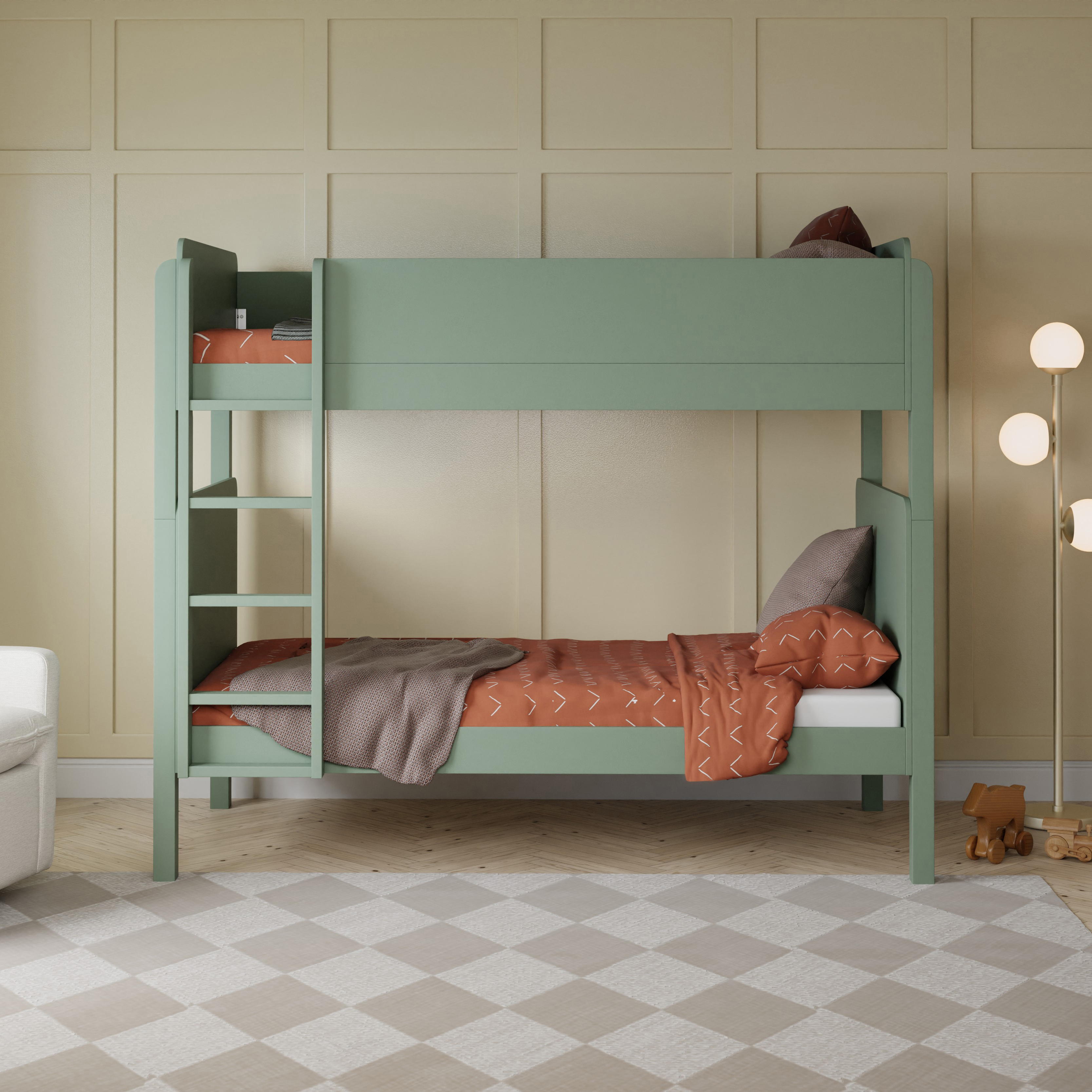 babyletto TipToe Bunk Bed - Light Sage.